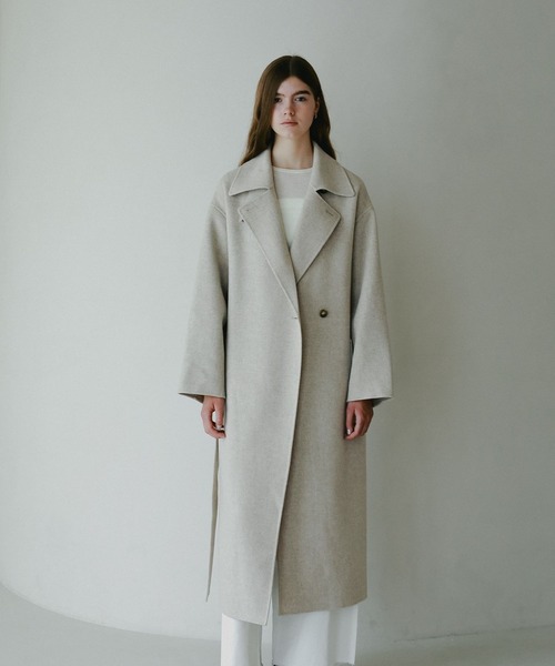 アパートバイローリーズ　casheepスタンドロングコート 楽天市場】【SALE／10%OFF】casheepスタンドロングコート A part
