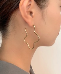 歪みアメーバピアス  (両耳用)