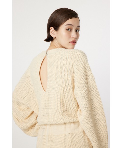 RODEO CROWNS WIDE BOWL（ロデオクラウンズワイドボウル）の「ニットロンパース（つなぎ/オールインワン・レディース・チャコールグレー/カーキ/アイボリー・FREE）」の7枚目の写真