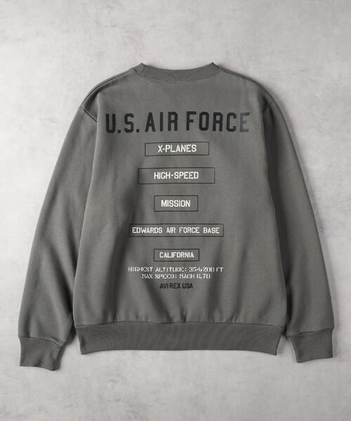 AVIREX(アヴィレックス)の「AVIREX(アビレックス)【メンズ】US Air Force ロゴスウェット(スウェット・メンズ・ブラック/オリーブ/グレー・M/L/XL)」の17枚目の写真