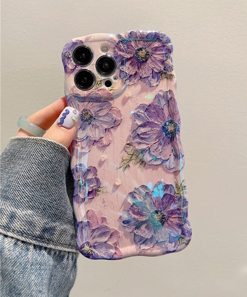 Art Flower iPhone Case 14 / 15 / 16 / Plus / Pro / Pro Max