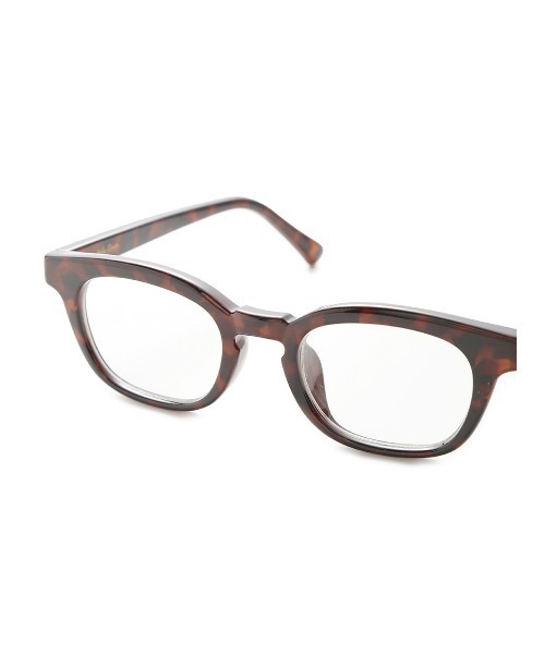 Mila Owen（ミラオーウェン）の「太セルフレームダテメガネ（メガネ・レディース・ブラウン/ブラック・FREE）」の5枚目の写真