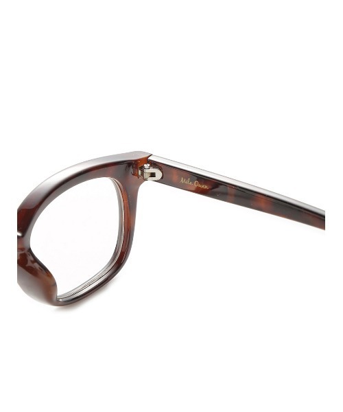 Mila Owen（ミラオーウェン）の「太セルフレームダテメガネ（メガネ・レディース・ブラウン/ブラック・FREE）」の7枚目の写真