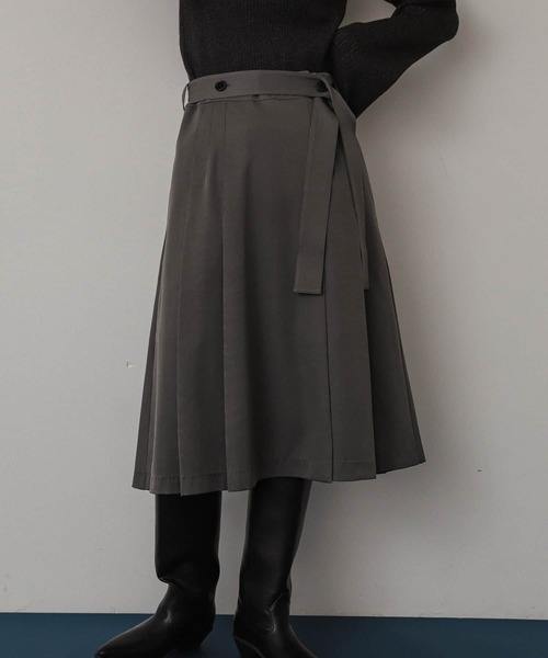セール】プリーツミディスカート（スカート）｜SENSE OF PLACE