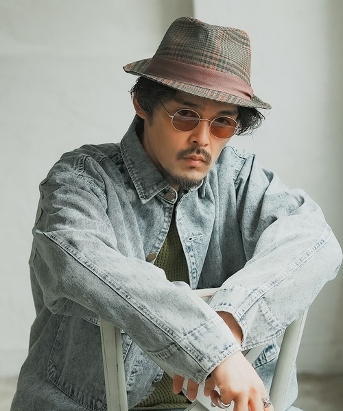 improves（インプローブス）の「チェック柄 中折ハット（ハット・メンズ・ダークグリーン・FREE）」の9枚目の写真