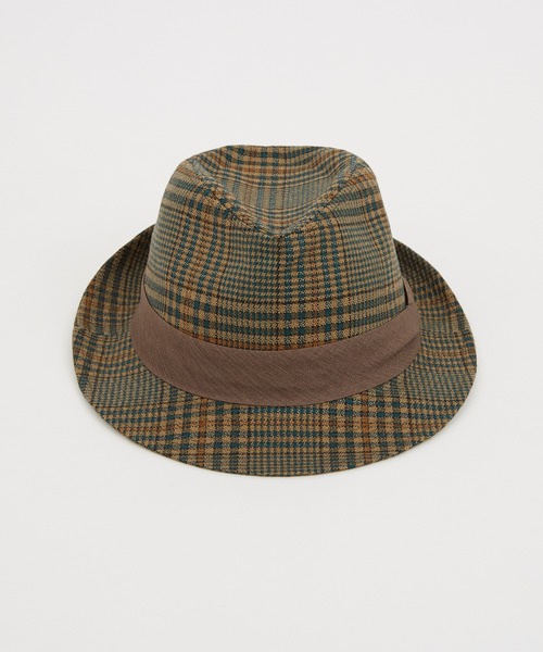 improves（インプローブス）の「チェック柄 中折ハット（ハット・メンズ・ダークグリーン・FREE）」の6枚目の写真