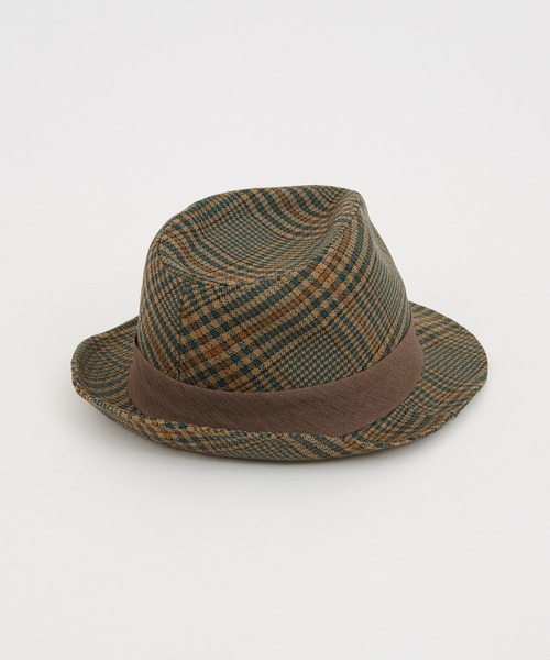 improves（インプローブス）の「チェック柄 中折ハット（ハット・メンズ・ダークグリーン・FREE）」の8枚目の写真