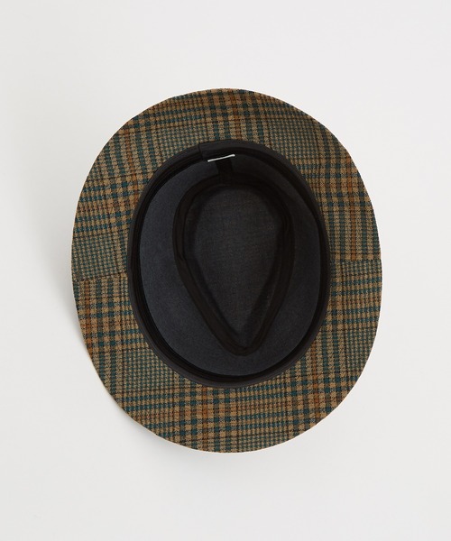 improves（インプローブス）の「チェック柄 中折ハット（ハット・メンズ・ダークグリーン・FREE）」の2枚目の写真