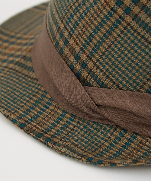 improves（インプローブス）の「チェック柄 中折ハット（ハット・メンズ・ダークグリーン・FREE）」の11枚目の写真
