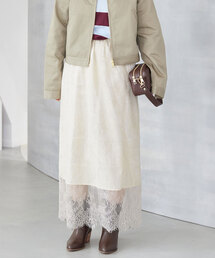 SLOBE IENA | 《追加2》ランジェリーレーススカート(スカート)