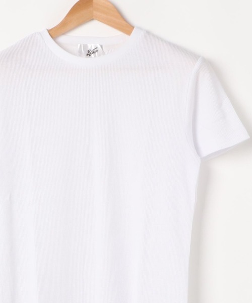 ARCHIVER(アーカイバ)の「サーマル半袖クルーネックTシャツ(Tシャツ/カットソー・メンズ・グレー/ネイビー/サックスブルー/カーキ/ブラック/ホワイト/ピンク・LARGE/X-LARGE/MEDIUM)」の2枚目の写真
