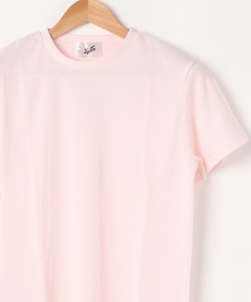 ARCHIVER(アーカイバ)の「サーマル半袖クルーネックTシャツ(Tシャツ/カットソー・メンズ・グレー/ネイビー/サックスブルー/カーキ/ブラック/ホワイト/ピンク・LARGE/X-LARGE/MEDIUM)」の7枚目の写真