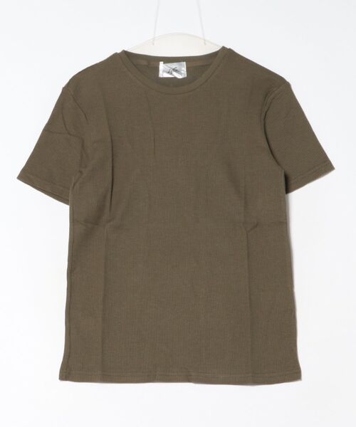 ARCHIVER(アーカイバ)の「サーマル半袖クルーネックTシャツ(Tシャツ/カットソー・メンズ・グレー/ネイビー/サックスブルー/カーキ/ブラック/ホワイト/ピンク・LARGE/X-LARGE/MEDIUM)」の21枚目の写真