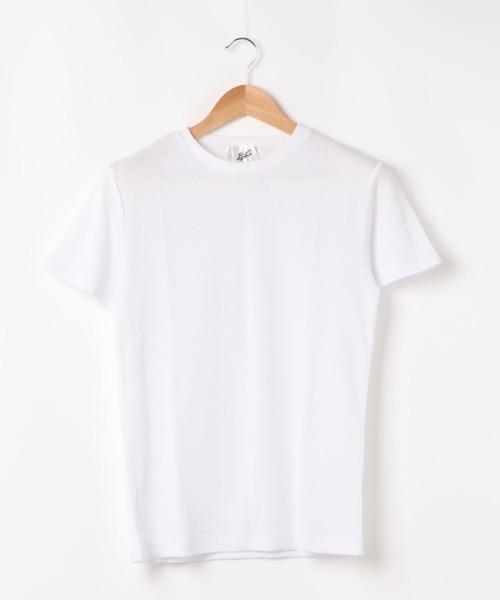 ARCHIVER(アーカイバ)の「サーマル半袖クルーネックTシャツ(Tシャツ/カットソー・メンズ・グレー/ネイビー/サックスブルー/カーキ/ブラック/ホワイト/ピンク・LARGE/X-LARGE/MEDIUM)」の10枚目の写真