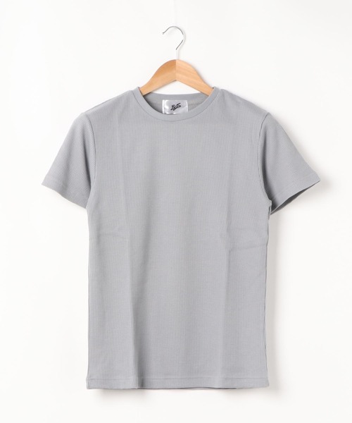 ARCHIVER(アーカイバ)の「サーマル半袖クルーネックTシャツ(Tシャツ/カットソー・メンズ・グレー/ネイビー/サックスブルー/カーキ/ブラック/ホワイト/ピンク・LARGE/X-LARGE/MEDIUM)」の12枚目の写真