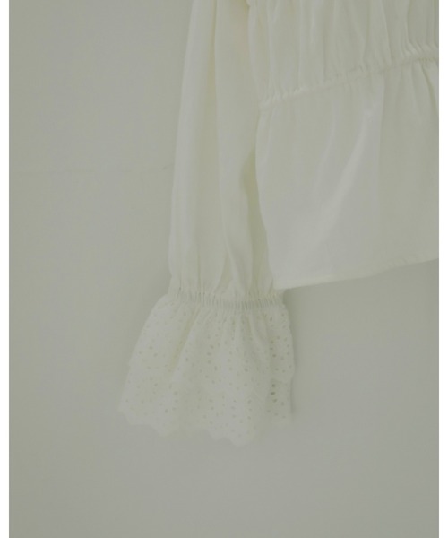 anuke（アンヌーク）の「Vneck Lace Blouse（シャツ/ブラウス）」 - WEAR
