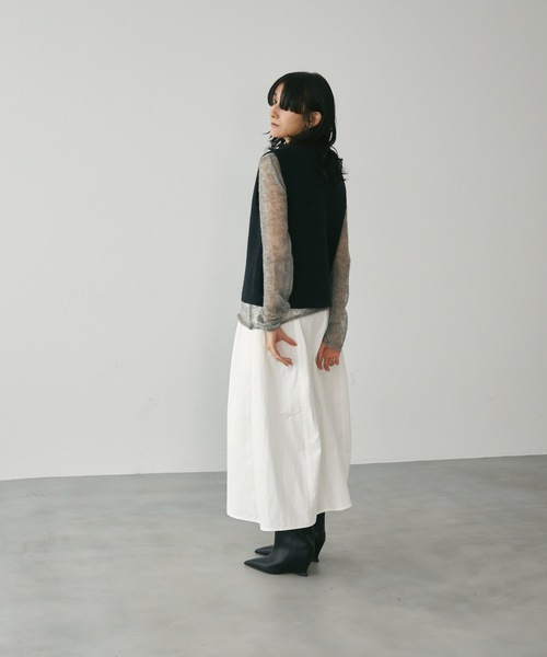 ベスト ジレ ワンボタンルーズベスト レディース STYLEMIXER ベスト ジレ ワンボタンルーズベスト レディース