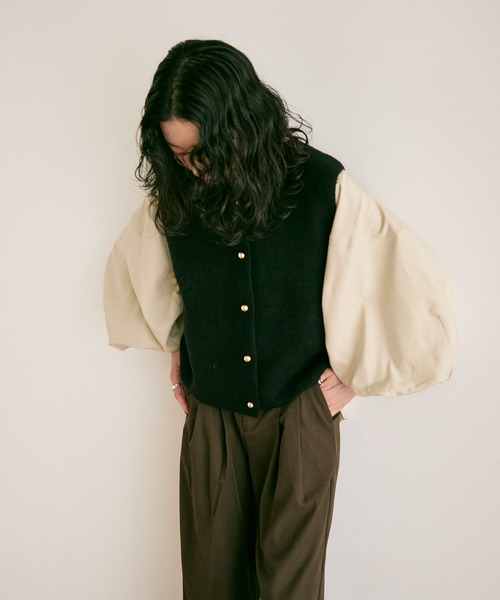 インフルエンサーコラボ】ビッグボタンベスト | Drawing Numbers