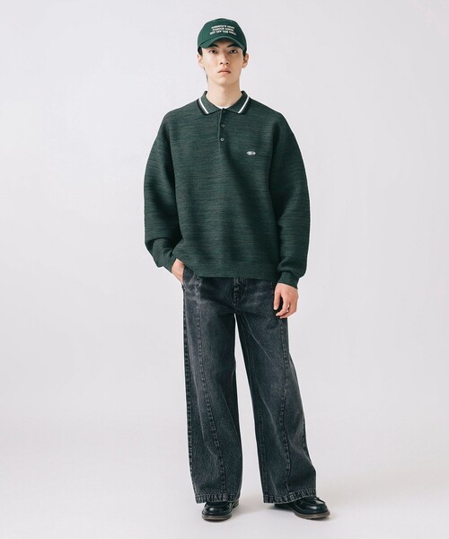 BEAMS HEART(ビームスハート)の「【2色展開】ブラスト シーム バギーデニムパンツ(デニムパンツ・メンズ・インディゴブルー/ブラック・SMALL/LARGE/MEDIUM)」の21枚目の写真