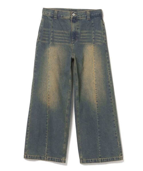 BEAMS HEART(ビームスハート)の「【2色展開】ブラスト シーム バギーデニムパンツ(デニムパンツ・メンズ・インディゴブルー/ブラック・SMALL/LARGE/MEDIUM)」の16枚目の写真