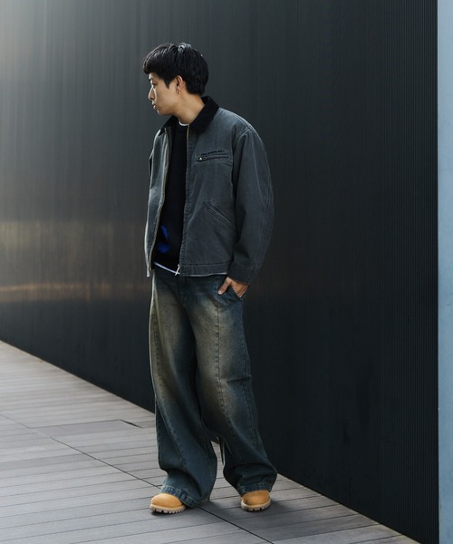 BEAMS HEART(ビームスハート)の「ブラスト シーム バギーデニムパンツ(デニムパンツ・メンズ・インディゴブルー/ブラック・SMALL/LARGE/MEDIUM)」の12枚目の写真
