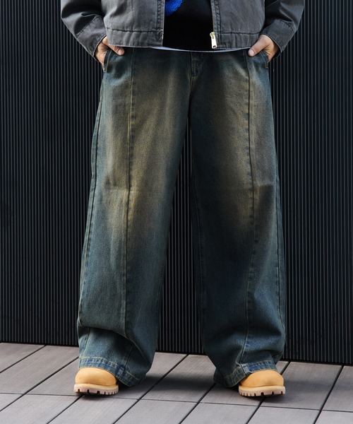 2色展開】ブラスト シーム バギーデニムパンツ（デニムパンツ）｜BEAMS