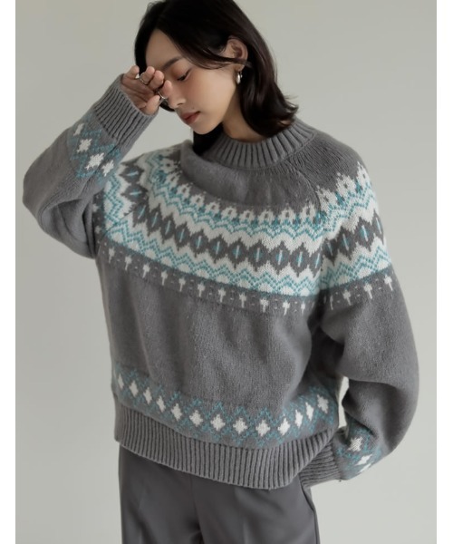 Noble ファインウールニットプルオーバー2024キャメル　クリーニング済 Noble ファインウールニットプルオーバー2024キャメル クリーニング済