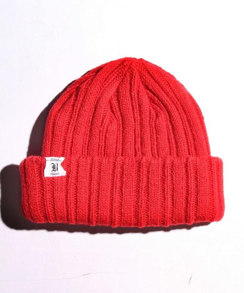 BEDWIN & THE HEARTBREAKERS（ベドウィン アンド ザ ハートブレイカーズ）の「＜BEDWIN＞ 38 CAP ROBERT/ニットキャップ □□（ニットキャップ/ビーニー・メンズ・オフホワイト/ブラック/レッド・0）」の3枚目の写真