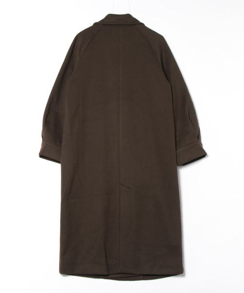 clear（クリア）の「オーバーサイズダブルロングコート[低身長用サイズ有]≪2024AW新作≫（その他アウター・レディース・ダークブラウン/チャコールグレー・F/XS）」の18枚目の写真