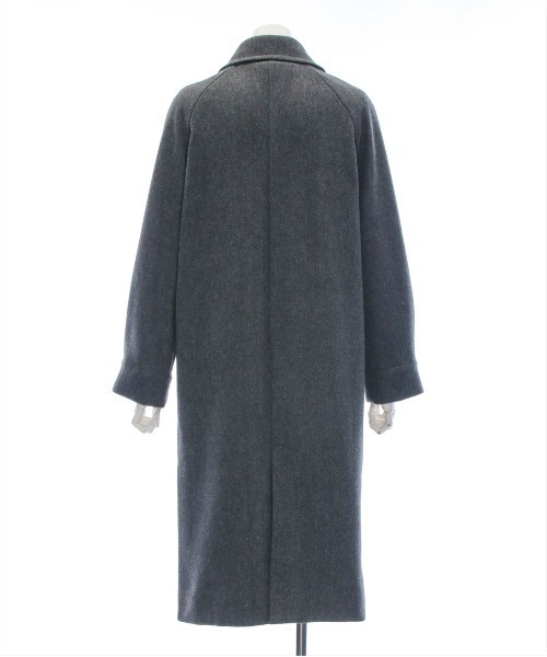 clear（クリア）の「オーバーサイズダブルロングコート[低身長用サイズ有]≪2024AW新作≫（その他アウター・レディース・ダークブラウン/チャコールグレー・F/XS）」の9枚目の写真