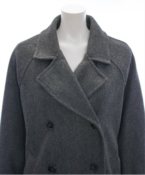 clear（クリア）の「オーバーサイズダブルロングコート[低身長用サイズ有]≪2024AW新作≫（その他アウター・レディース・ダークブラウン/チャコールグレー・F/XS）」の10枚目の写真