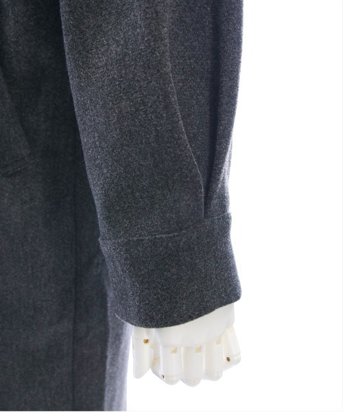 clear（クリア）の「オーバーサイズダブルロングコート[低身長用サイズ有]≪2024AW新作≫（その他アウター・レディース・ダークブラウン/チャコールグレー・F/XS）」の15枚目の写真