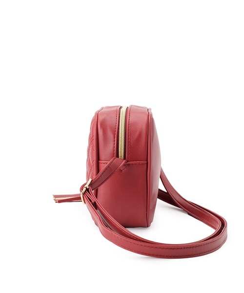 SHOO・LA・RUE（シューラルー）の「◆タッセル付きキルトショルダーバッグ（ショルダーバッグ・レディース・シルバー/ワインレッド/ベージュ/ブラック・00）」の17枚目の写真