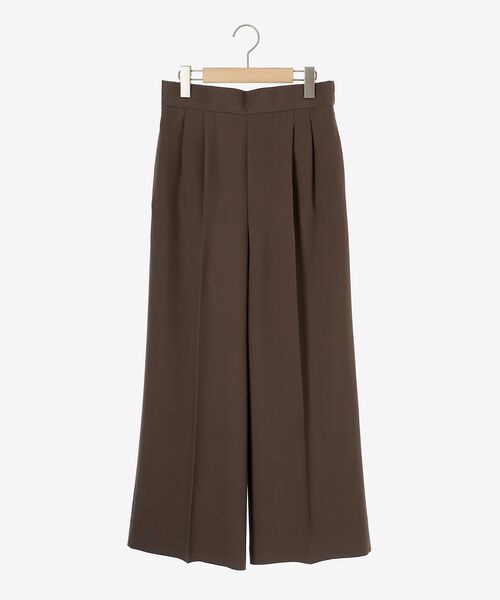 le.coeur blanc（ルクールブラン）の「サイロツイルダブルタックパンツ（その他パンツ・レディース・ブラウン/ライトグレー・38）」の18枚目の写真