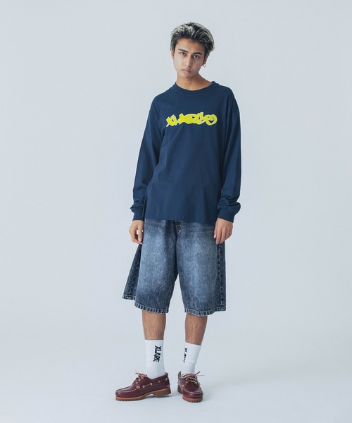売切れ前に XLARGE OLD ENGLISH DENIM SHORTS ロゴがPOINT 売切れ前に XLARGE OLD ENGLISH DENIM SHORTS ロゴがPOINT