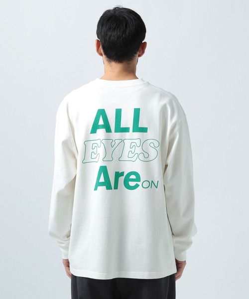 BAYFLOW（ベイフロー）の「SNOWプリント長袖Ｔシャツ（Tシャツ/カットソー・メンズ・イエロー/チャコール/グリーン/オフホワイト・LARGE/MEDIUM）」の20枚目の写真