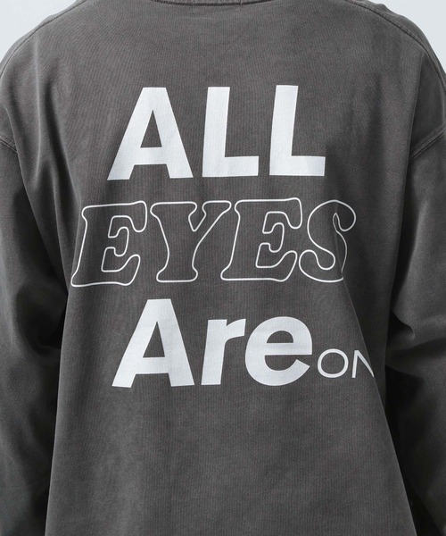 BAYFLOW（ベイフロー）の「SNOWプリント長袖Ｔシャツ（Tシャツ/カットソー・メンズ・イエロー/チャコール/グリーン/オフホワイト・LARGE/MEDIUM）」の17枚目の写真