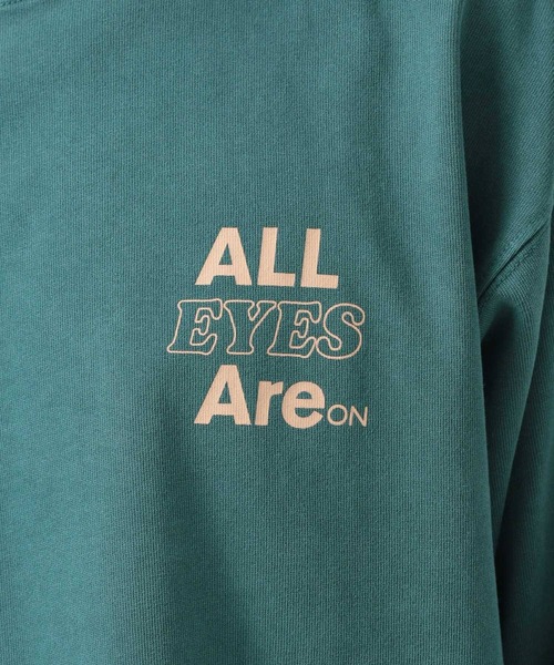 BAYFLOW（ベイフロー）の「SNOWプリント長袖Ｔシャツ（Tシャツ/カットソー・メンズ・イエロー/チャコール/グリーン/オフホワイト・LARGE/MEDIUM）」の11枚目の写真