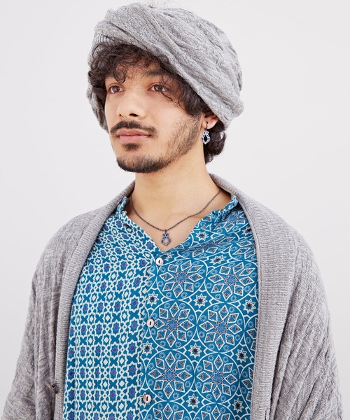 チャイハネ(チャイハネ)の「【チャイハネ】ミナレッドMEN'Sネックレス(ネックレス・メンズ・ブラウン/グリーン/レインボー/レッド/パープル/ブルー/ターコイズブルー/ブラック/マルチ/ブラック×レッド・FREE)」の14枚目の写真