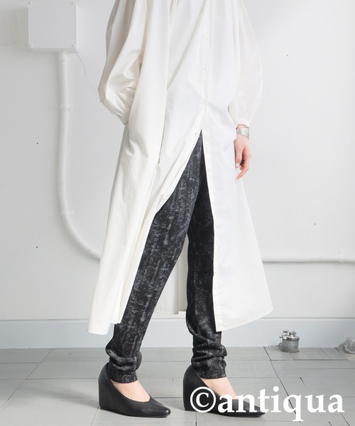 antiqua(アンティカ)の「ニュアンス柄レギンス(レギンス/スパッツ・レディース・ブラック・LARGE/MEDIUM)」の10枚目の写真