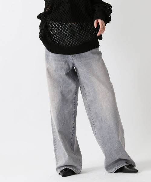 FOREVER 21（フォーエバー トゥエンティーワン）の「【2025SS】ワイドデニム（デニムパンツ・レディース・グレー/ブルー・SMALL/MEDIUM）」の20枚目の写真