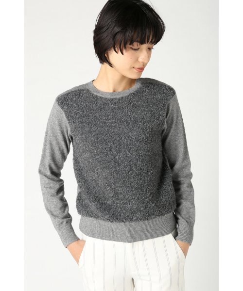 FRAMeWORK（フレームワーク）の「アルパカカールドロッププルオーバー◆（ニット/セーター・レディース・グレー/ブラック/ホワイト・FREE）」の4枚目の写真