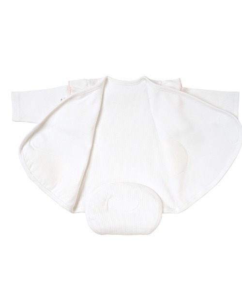 10mois(ディモワ)の「【10mois(ディモワ)】 PATTO SATTO OMEKASHI (長袖フリル) 50-60cm・60-70cm(肌着・キッズ・ホワイト/ピンク・60-70cm/50-60cm)」の19枚目の写真