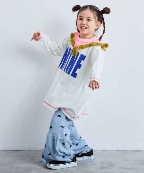 Life Support Products(ライフサポートプロダクツ)の「【COTTON from U.S.A】プリントビックロンT(Tシャツ/カットソー・キッズ・ライトピンク/ホワイト/ネイビー・90/100/110/120/130/140/150)」の2枚目の写真