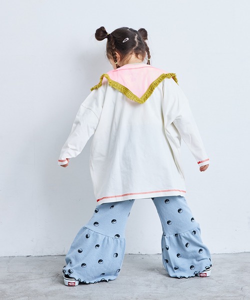 Life Support Products(ライフサポートプロダクツ)の「【COTTON from U.S.A】プリントビックロンT(Tシャツ/カットソー・キッズ・ライトピンク/ホワイト/ネイビー・90/100/110/120/130/140/150)」の7枚目の写真