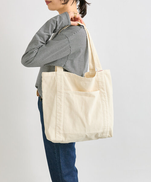 RIVE DROITE（リヴドロワ）の「【MONN.:. （モン）】tote BAG（トートバッグ・レディース・アイボリー・FREE）」の2枚目の写真