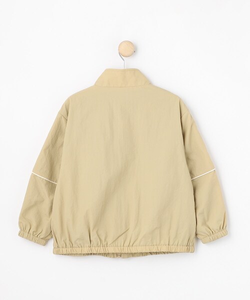 SHOO・LA・RUE（シューラルー）の「【100-150cm/洗える/男女兼用】スタンドカラー パイピングブルゾン（ブルゾン・キッズ・ブラック/パープル/ベージュ・11/10/12/15 /13/14）」の9枚目の写真