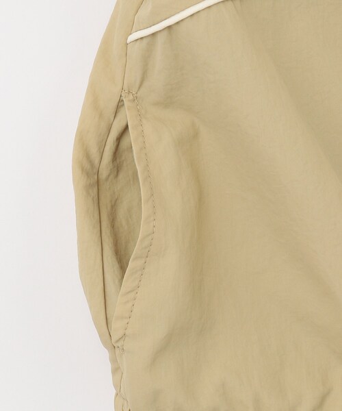 SHOO・LA・RUE（シューラルー）の「【100-150cm/洗える/男女兼用】スタンドカラー パイピングブルゾン（ブルゾン・キッズ・ブラック/パープル/ベージュ・11/10/12/15 /13/14）」の12枚目の写真