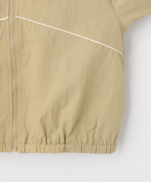 SHOO・LA・RUE（シューラルー）の「【100-150cm/洗える/男女兼用】スタンドカラー パイピングブルゾン（ブルゾン・キッズ・ブラック/パープル/ベージュ・11/10/12/15 /13/14）」の13枚目の写真