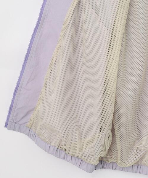 SHOO・LA・RUE（シューラルー）の「【100-150cm/洗える/男女兼用】スタンドカラー パイピングブルゾン（ブルゾン・キッズ・ブラック/パープル/ベージュ・11/10/12/15 /13/14）」の16枚目の写真